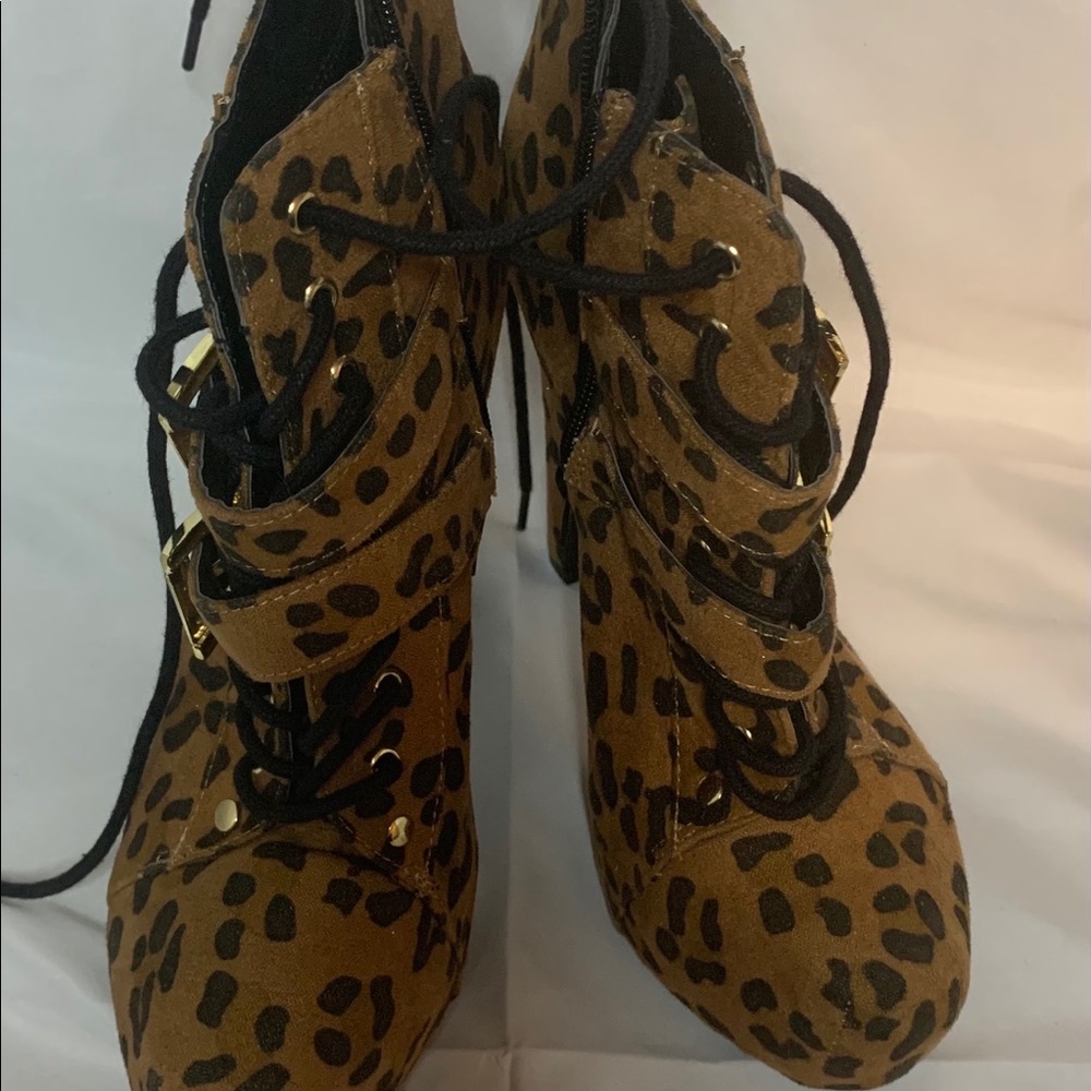 Leopard Print Bootie